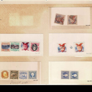 Lot 270 - UNITED STATES FORGERIES & FANTASIES: 1869 Issue; 180 stamps - Image 7