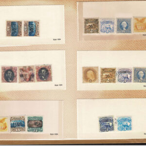 Lot 270 - UNITED STATES FORGERIES & FANTASIES: 1869 Issue; 180 stamps - Image 9