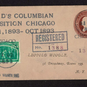 Lot 274 - UNITED STATES FORGERIES & FANTASIES: 1893 Columbian Issue; 18 Covers to $5.00 - Image 18