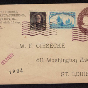 Lot 274 - UNITED STATES FORGERIES & FANTASIES: 1893 Columbian Issue; 18 Covers to $5.00 - Image 23