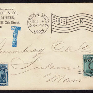 Lot 274 - UNITED STATES FORGERIES & FANTASIES: 1893 Columbian Issue; 18 Covers to $5.00 - Image 32