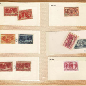 Lot 276 - UNITED STATES FORGERIES & FANTASIES: 1893 Columbians Expositions & Trans- Mississippi Issues; 116 "stamps" - Image 2