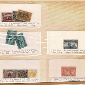 Lot 276 - UNITED STATES FORGERIES & FANTASIES: 1893 Columbians Expositions & Trans- Mississippi Issues; 116 "stamps" - Image 3