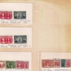 Lot 276 - UNITED STATES FORGERIES & FANTASIES: 1893 Columbians Expositions & Trans- Mississippi Issues; 116 "stamps" - Image 6