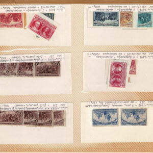 Lot 276 - UNITED STATES FORGERIES & FANTASIES: 1893 Columbians Expositions & Trans- Mississippi Issues; 116 "stamps" - Image 7