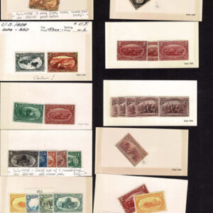 Lot 276 - UNITED STATES FORGERIES & FANTASIES: 1893 Columbians Expositions & Trans- Mississippi Issues; 116 "stamps" - Image 9