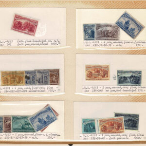 Lot 276 - UNITED STATES FORGERIES & FANTASIES: 1893 Columbians Expositions & Trans- Mississippi Issues; 116 "stamps" - Image 10