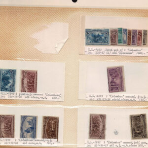 Lot 276 - UNITED STATES FORGERIES & FANTASIES: 1893 Columbians Expositions & Trans- Mississippi Issues; 116 "stamps" - Image 11