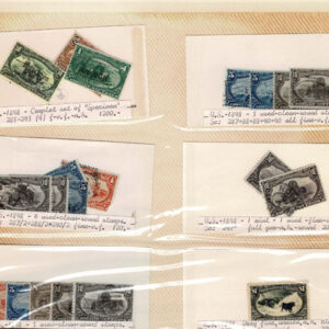 Lot 276 - UNITED STATES FORGERIES & FANTASIES: 1893 Columbians Expositions & Trans- Mississippi Issues; 116 "stamps" - Image 12