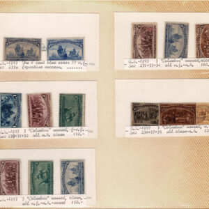 Lot 276 - UNITED STATES FORGERIES & FANTASIES: 1893 Columbians Expositions & Trans- Mississippi Issues; 116 "stamps" - Image 16