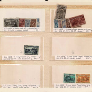 Lot 276 - UNITED STATES FORGERIES & FANTASIES: 1893 Columbians Expositions & Trans- Mississippi Issues; 116 "stamps" - Image 17