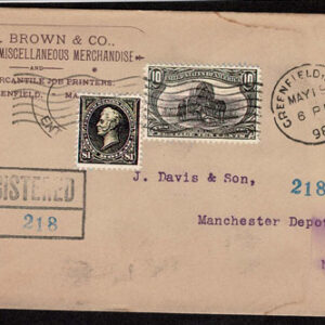 Lot 277 - UNITED STATES FORGERIES & FANTASIES: 1898 Trans-Mississippi Issue; 13 covers - Image 7