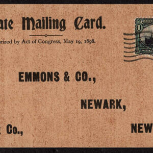 Lot 279 - UNITED STATES FORGERIES & FANTASIES: 1901 Pan American Expo. 1 c "inverted centeres", 2 Postcards  and 2 covers - Image 3