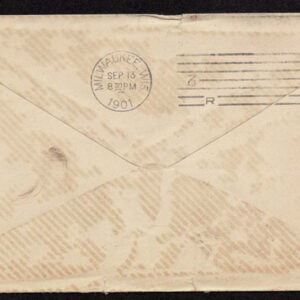 Lot 279 - UNITED STATES FORGERIES & FANTASIES: 1901 Pan American Expo. 1 c "inverted centeres", 2 Postcards  and 2 covers - Image 4