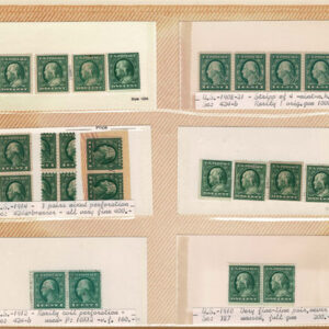 Lot 280 - UNITED STATES FORGERIES & FANTASIES: Washington & Franklin Issues; 797 "stamps" - Image 2