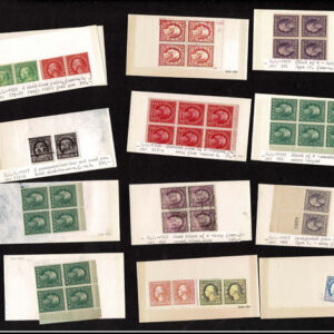Lot 280 - UNITED STATES FORGERIES & FANTASIES: Washington & Franklin Issues; 797 "stamps" - Image 4