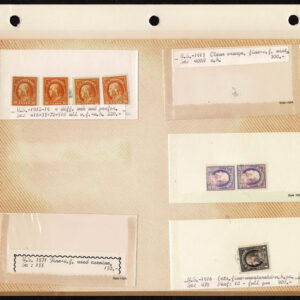 Lot 280 - UNITED STATES FORGERIES & FANTASIES: Washington & Franklin Issues; 797 "stamps" - Image 5