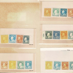 Lot 280 - UNITED STATES FORGERIES & FANTASIES: Washington & Franklin Issues; 797 "stamps" - Image 8