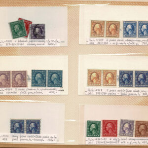Lot 280 - UNITED STATES FORGERIES & FANTASIES: Washington & Franklin Issues; 797 "stamps" - Image 9