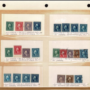 Lot 280 - UNITED STATES FORGERIES & FANTASIES: Washington & Franklin Issues; 797 "stamps" - Image 10