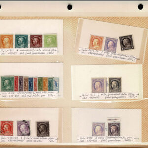 Lot 280 - UNITED STATES FORGERIES & FANTASIES: Washington & Franklin Issues; 797 "stamps" - Image 12