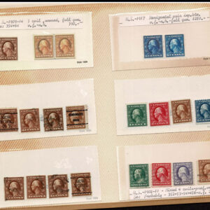 Lot 280 - UNITED STATES FORGERIES & FANTASIES: Washington & Franklin Issues; 797 "stamps" - Image 15