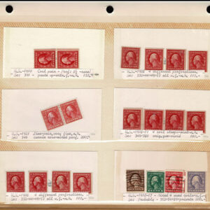 Lot 280 - UNITED STATES FORGERIES & FANTASIES: Washington & Franklin Issues; 797 "stamps" - Image 16