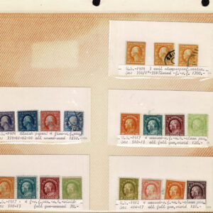 Lot 280 - UNITED STATES FORGERIES & FANTASIES: Washington & Franklin Issues; 797 "stamps" - Image 21