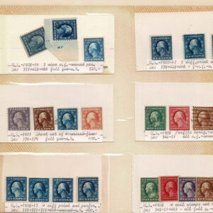 Lot 280 - UNITED STATES FORGERIES & FANTASIES: Washington & Franklin Issues; 797 "stamps" - Image 22