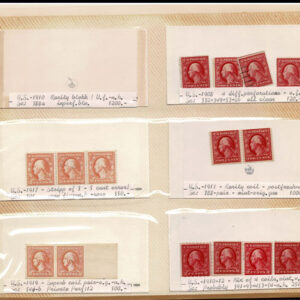 Lot 280 - UNITED STATES FORGERIES & FANTASIES: Washington & Franklin Issues; 797 "stamps" - Image 23