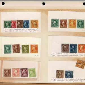 Lot 280 - UNITED STATES FORGERIES & FANTASIES: Washington & Franklin Issues; 797 "stamps" - Image 24