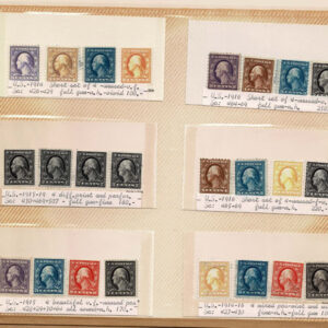 Lot 280 - UNITED STATES FORGERIES & FANTASIES: Washington & Franklin Issues; 797 "stamps" - Image 25