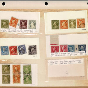 Lot 280 - UNITED STATES FORGERIES & FANTASIES: Washington & Franklin Issues; 797 "stamps" - Image 26