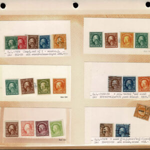 Lot 280 - UNITED STATES FORGERIES & FANTASIES: Washington & Franklin Issues; 797 "stamps" - Image 27