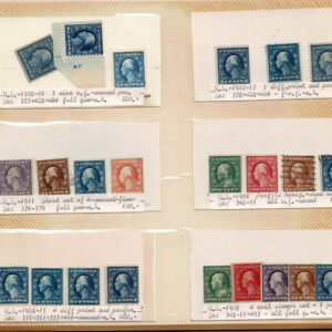 Lot 280 - UNITED STATES FORGERIES & FANTASIES: Washington & Franklin Issues; 797 "stamps" - Image 28