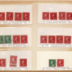 Lot 280 - UNITED STATES FORGERIES & FANTASIES: Washington & Franklin Issues; 797 "stamps" - Image 33
