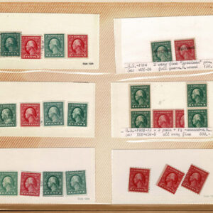 Lot 280 - UNITED STATES FORGERIES & FANTASIES: Washington & Franklin Issues; 797 "stamps" - Image 36
