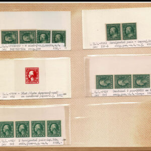 Lot 280 - UNITED STATES FORGERIES & FANTASIES: Washington & Franklin Issues; 797 "stamps" - Image 37