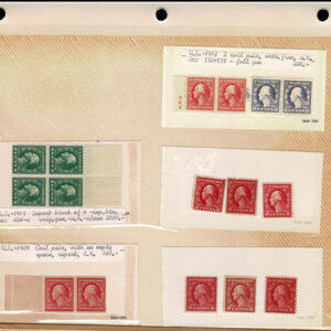Lot 281 - UNITED STATES FORGERIES & FANTASIES: Washington & Franklin Issues; 15 covers - Image 1