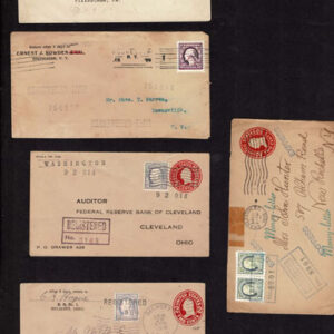 Lot 281 - UNITED STATES FORGERIES & FANTASIES: Washington & Franklin Issues; 15 covers - Image 5