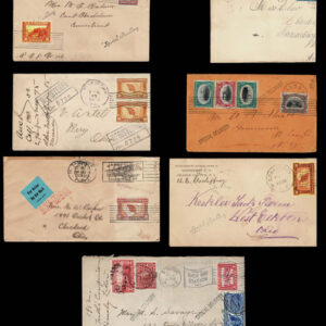 Lot 283 - UNITED STATES FORGERIES & FANTASIES: 20th Century; 29 covers, some genuine lower values - Image 1