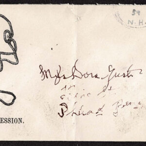 Lot 285 - UNITED STATES FORGERIES & FANTASIES: Civil War Patriotics: Group of 16  ?used? covers plus a Wells Fargo - Image 9