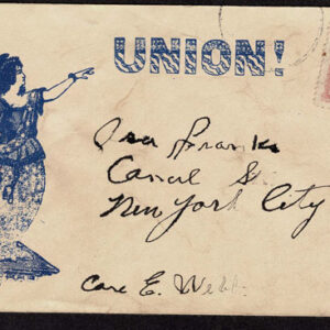 Lot 285 - UNITED STATES FORGERIES & FANTASIES: Civil War Patriotics: Group of 16  ?used? covers plus a Wells Fargo - Image 18