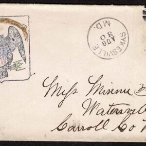 Lot 285 - UNITED STATES FORGERIES & FANTASIES: Civil War Patriotics: Group of 16  ?used? covers plus a Wells Fargo - Image 20