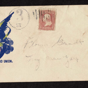 Lot 285 - UNITED STATES FORGERIES & FANTASIES: Civil War Patriotics: Group of 16  ?used? covers plus a Wells Fargo - Image 25