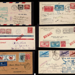 Lot 286 - UNITED STATES FORGERIES & FANTASIES: Air Post Issues, 20 covers - Image 1