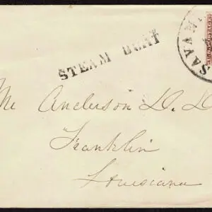 Lot 029 - UNITED STATES: 1851-52  3c brownish carmine - Image 1