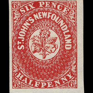 Lot 296 - FORGERIES & FANTASIES:  Newfoundland   6 and /12 Pence: Type B - Image 1