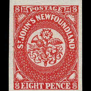 Lot 298 - FORGERIES & FANTASIES:  Newfoundland  8 Pence Die Proof Type A - Image 1