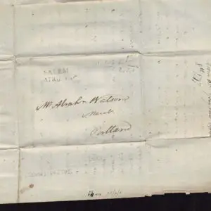 Lot 002 - UNITED STATES: Stampless 1797, reddish Straight line SALEM APRIL 10 (Mass) 2 -lines on folded letter - Image 5